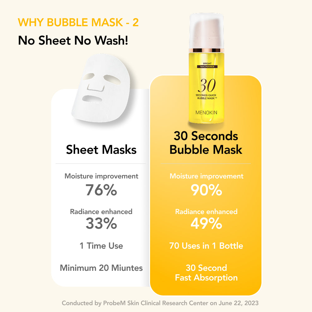 BRIGHT 30 Seconds Quick Bubble Mask(95ml)