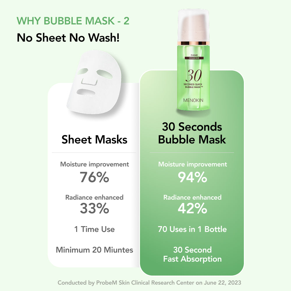 CLEAR 30 Seconds Quick Bubble Mask(95ml)