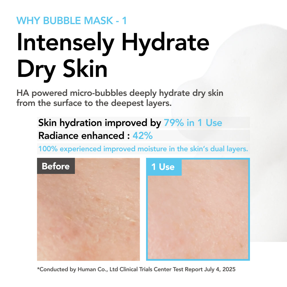 MOISTURE 30 Seconds Quick Bubble Mask