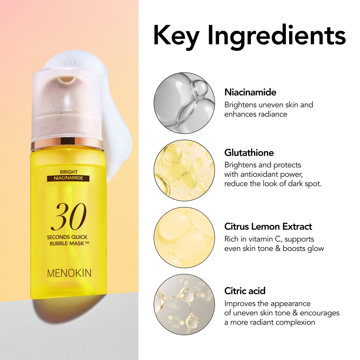 BRIGHT 30 Seconds Quick Bubble Mask(95ml)
