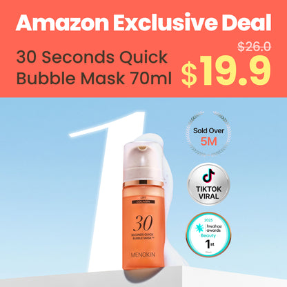 [Amazon Exclusive Deal] The Original K-No.1 30 Seconds Quick Bubble Mask