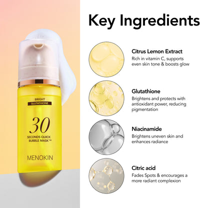 BRIGHT 30 Seconds Quick Bubble Mask