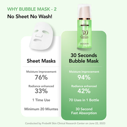 CLEAR 30 Seconds Quick Bubble Mask(95ml)