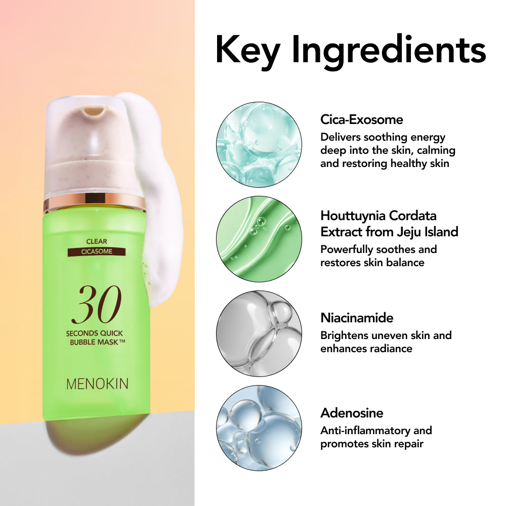 CLEAR 30 Seconds Quick Bubble Mask(95ml)