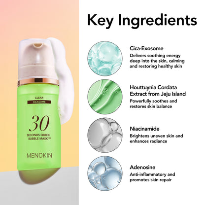 CLEAR 30 Seconds Quick Bubble Mask(95ml)