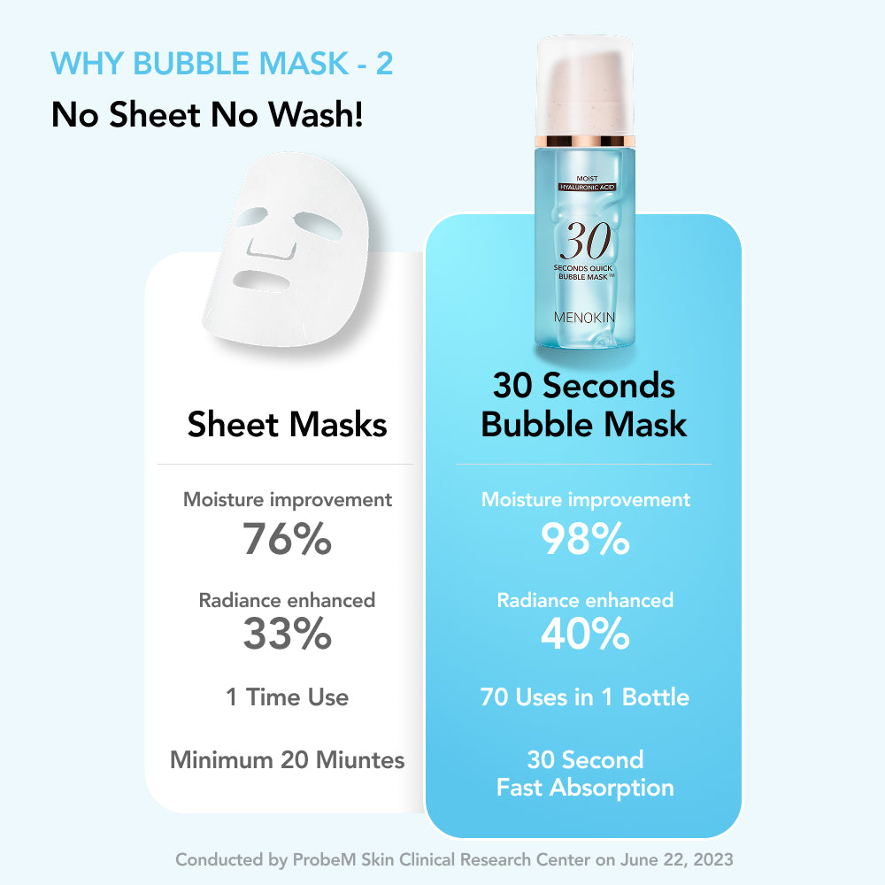 MOISTURE 30 Seconds Quick Bubble Mask