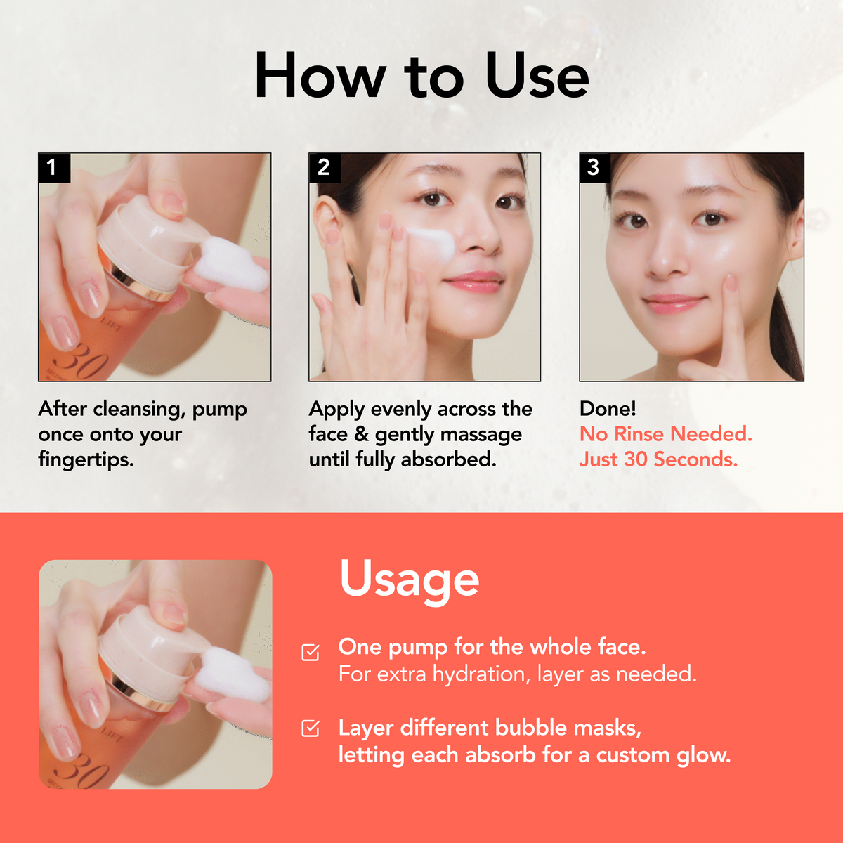 BRIGHT 30 Seconds Quick Bubble Mask(95ml)