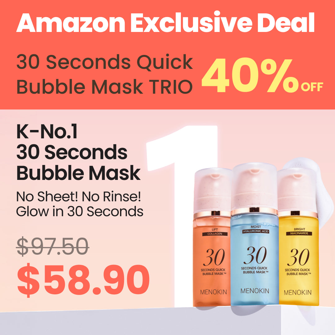 [Amazon Exclusive Deal] BEST SELLER 30 Seconds Quick Bubble Mask TRIO