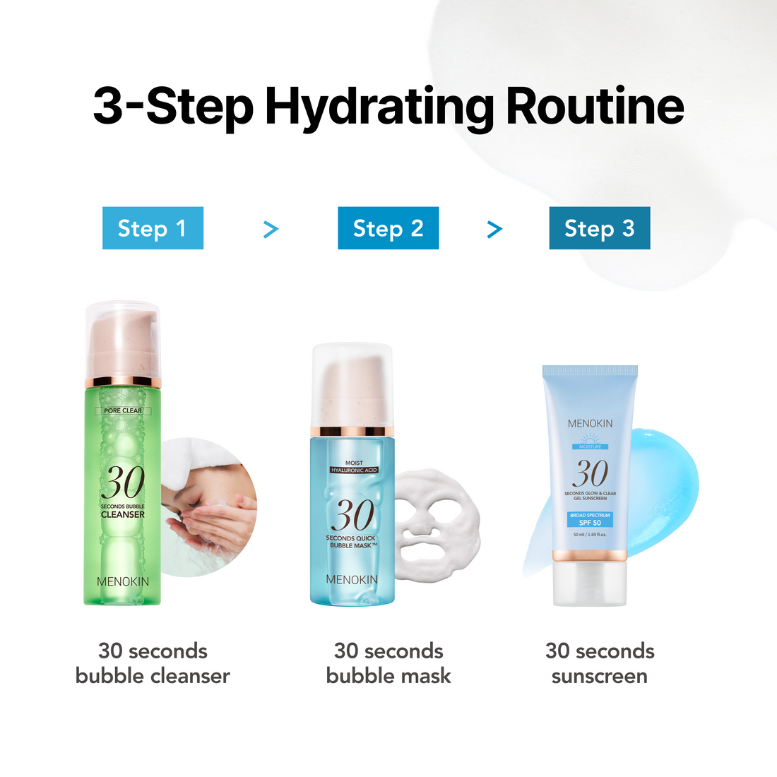 3-Step Hydrating Routine