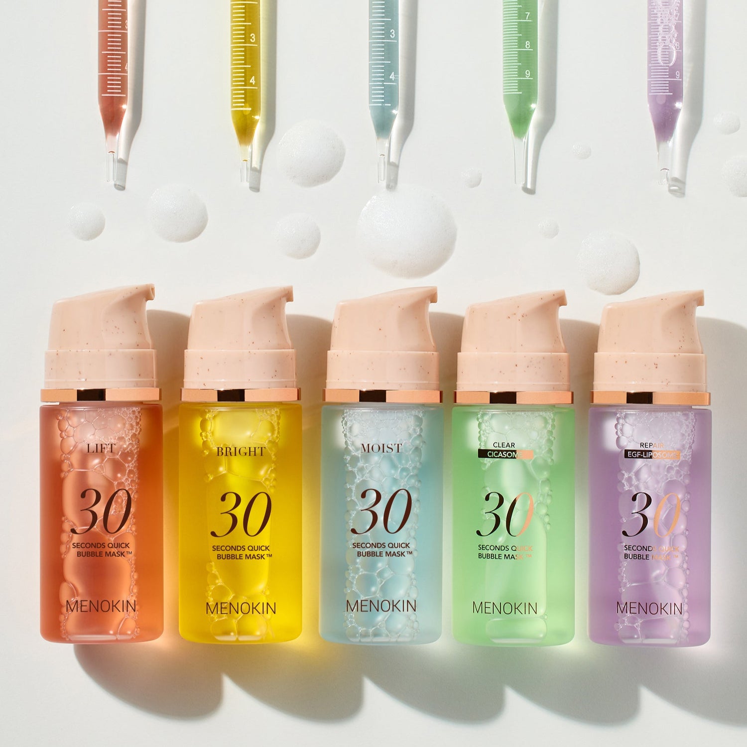 Menokin 30 Seconds Quick Bubble Mask Set (5 Masks)