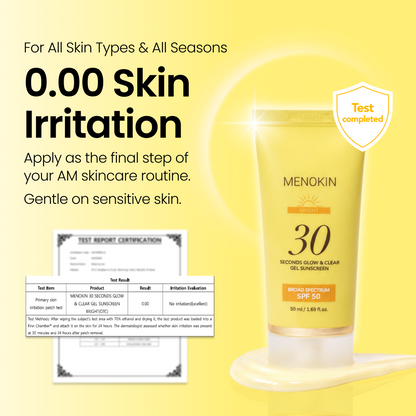 [NEW] BRIGHT 30 Seconds Glow &amp; Clear Gel Sunscreen