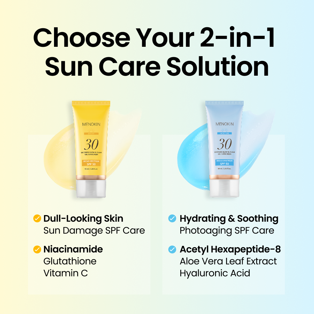 [NEW] 30 Seconds Glow&amp;Clear Sunscreen Duo Set
