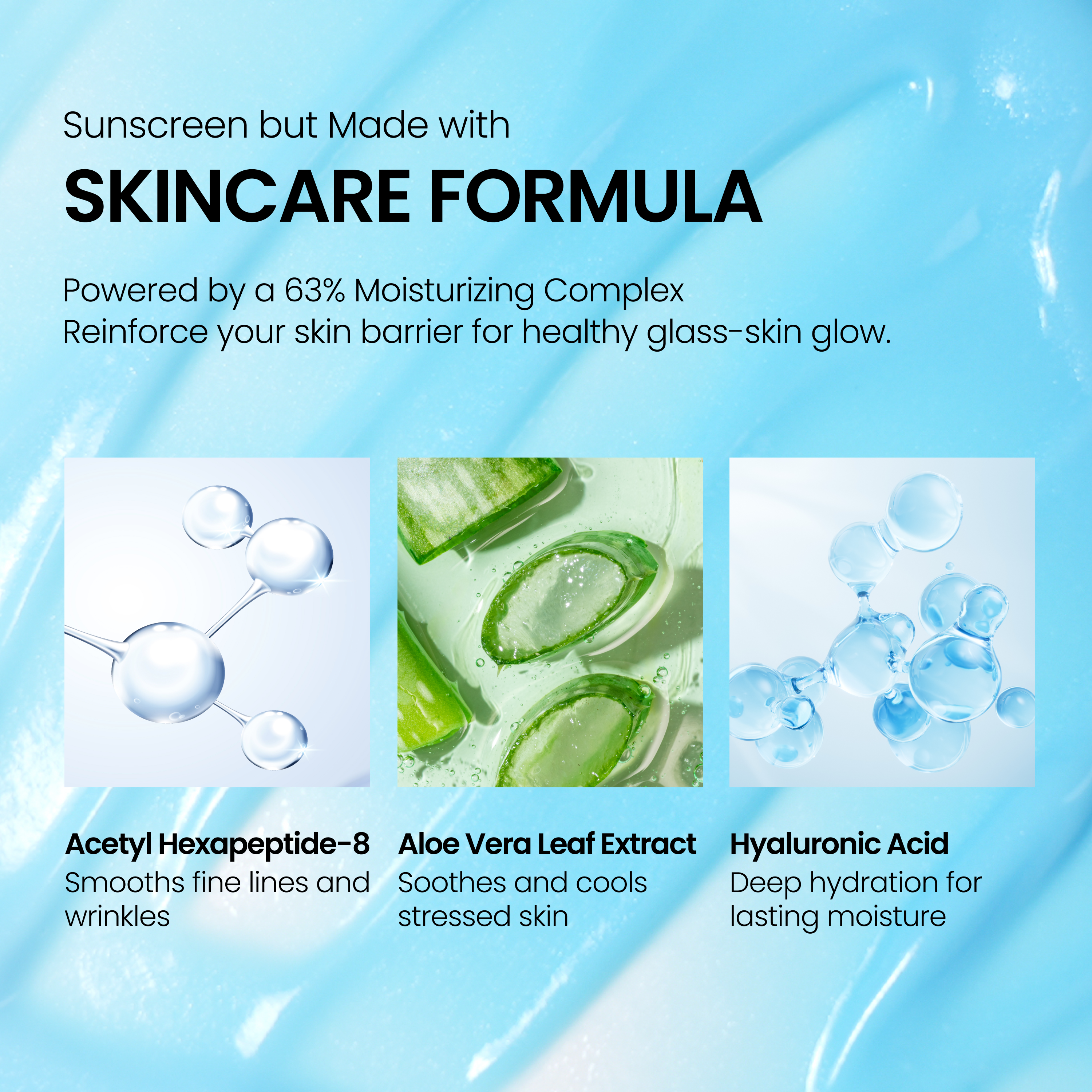 [Secret Amazon Deal] SPF50 Peptide Anti-Aging 2 in 1  Sunscreen