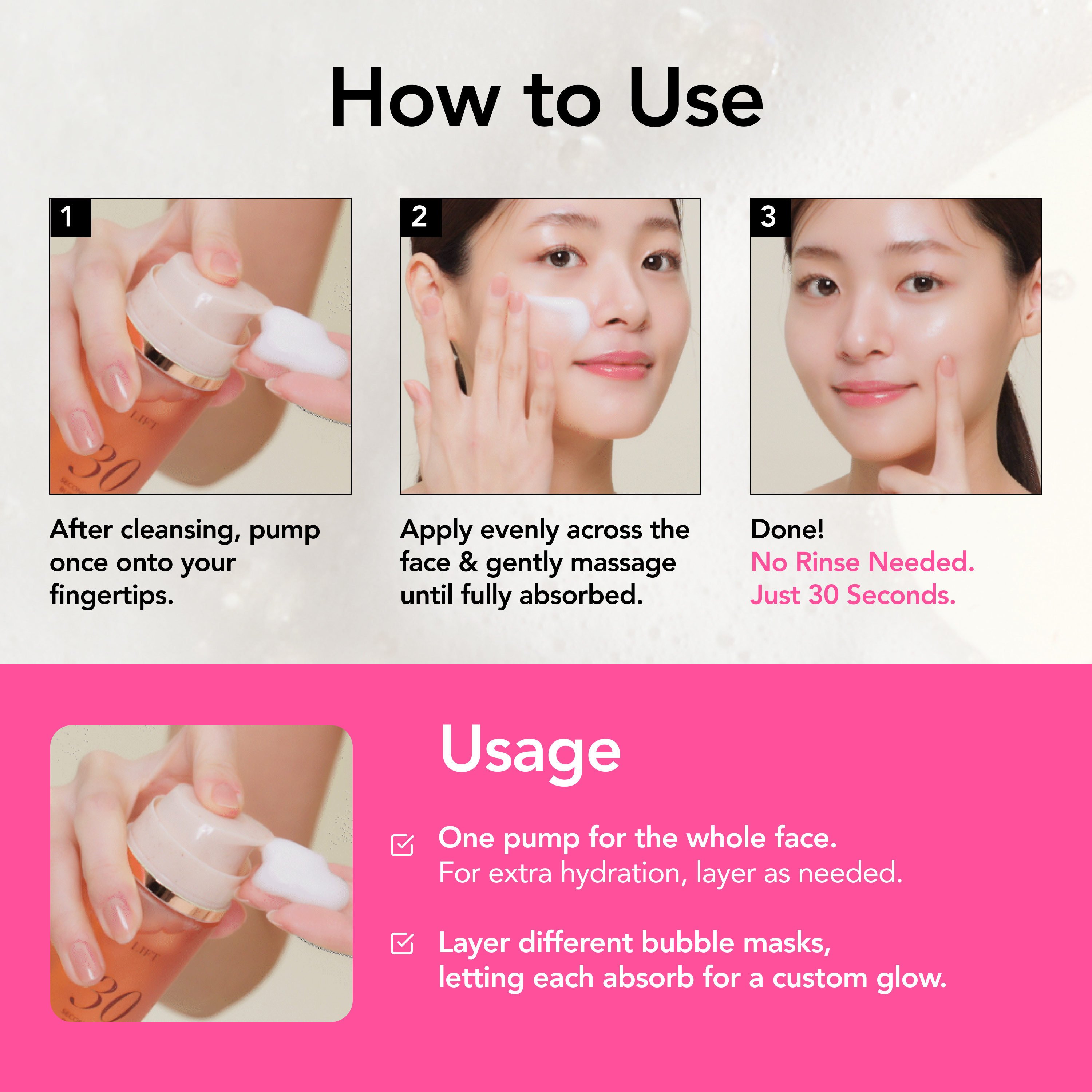 REVITAL 30 Seconds Quick Bubble Mask(95ml)
