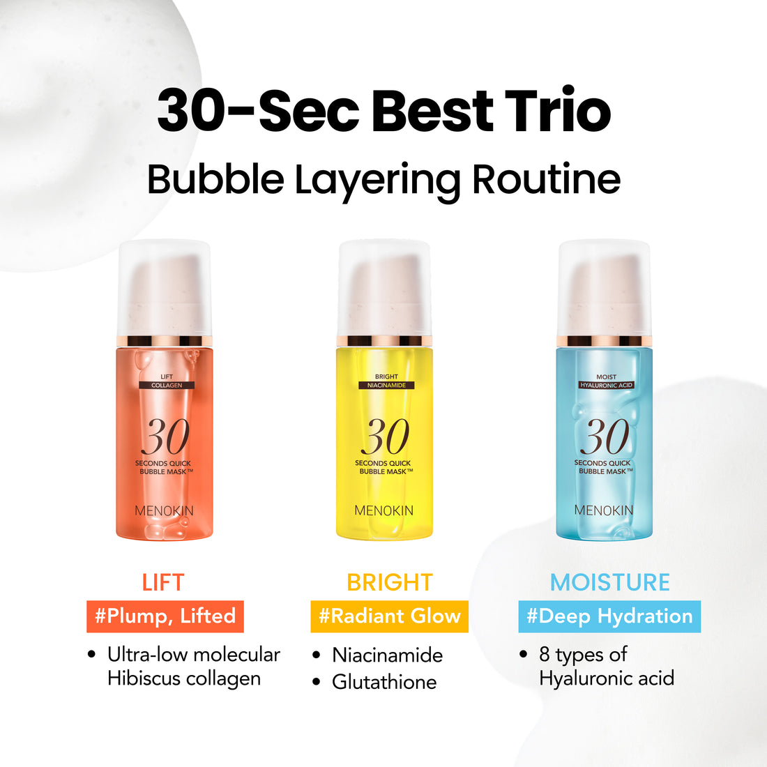 Bubble Mask Trio Set