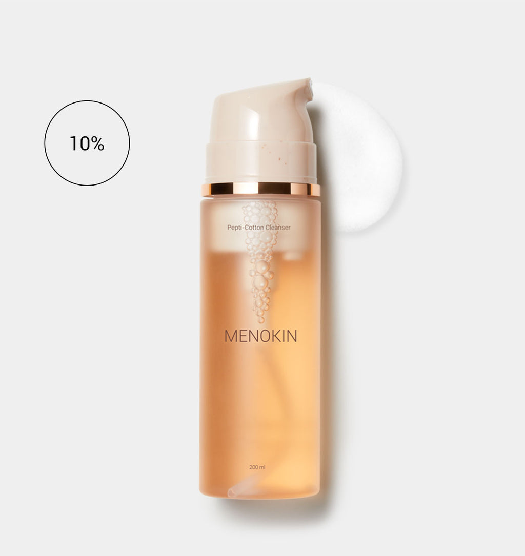 Menokin Pepti-Cotton Cleanser 200ml